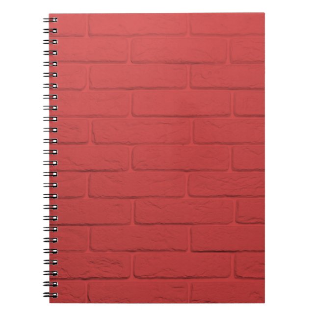 red brick wall notebook (Front)