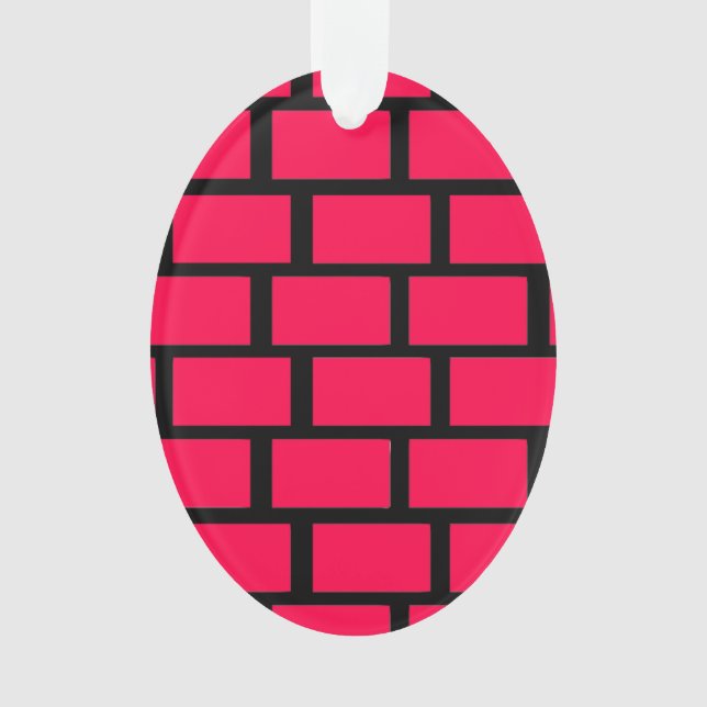 RED BRICK WALL ORNAMENT (Front)