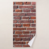 Red brick wall stone bricks masonry