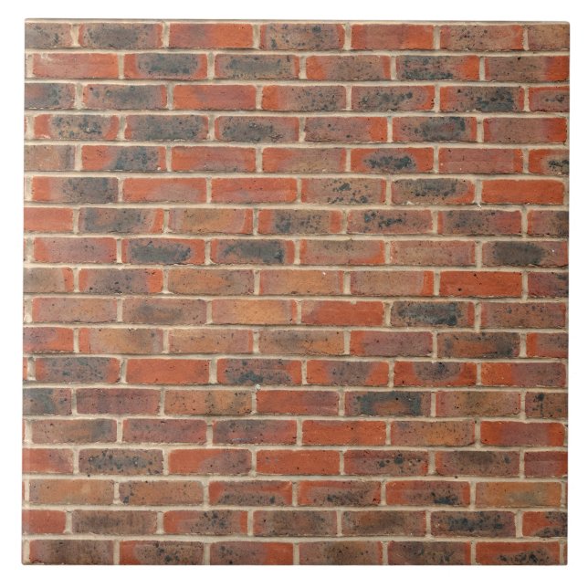 Red brick wall structure ceramic tile (Front)