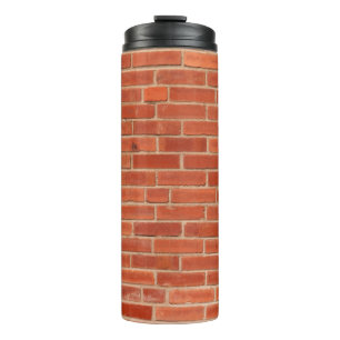 Red Brick Wall Texture Background Thermal Tumbler