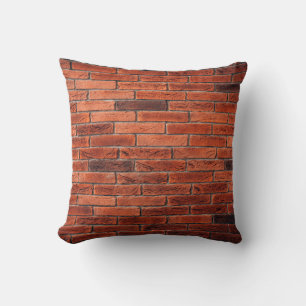 Red brick wall texture grunge backgroundbrick,wall cushion