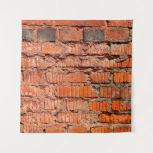 Red brick wall textureabandoned, aging, antique, a tapestry