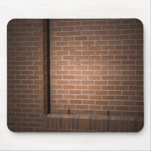 Red Brick Wall Textured Mouse Pad