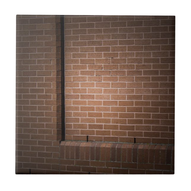 Red Brick Wall Textured Tile (Front)