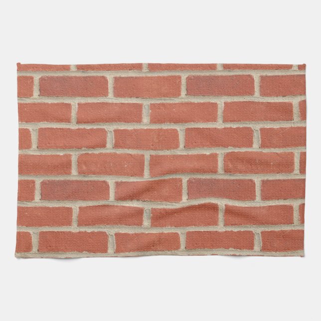 Red Bricks Tea Towel (Horizontal)