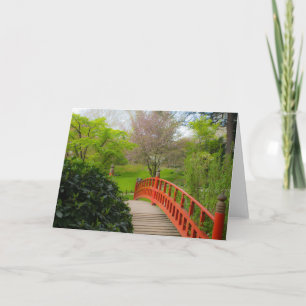 Red Bridge Blank Card