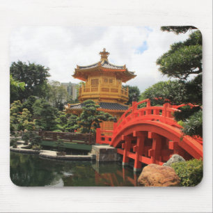 Red Bridge Mouse Pad