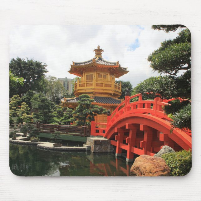 Red Bridge Mouse Pad (Front)