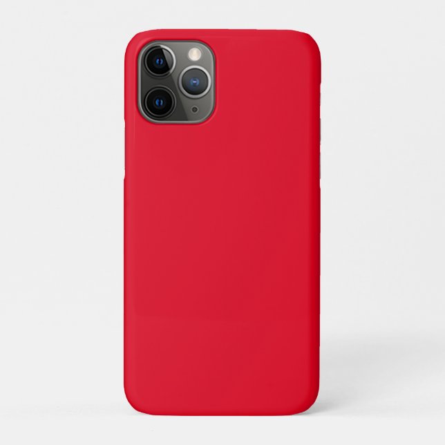 Red, bright red, solid colour Case-Mate iPhone case (Back)