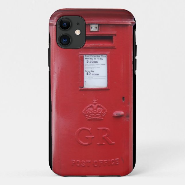 Red British Post box Case-Mate iPhone Case (Back)