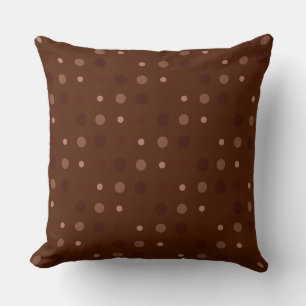 Red, brown and Rust dots Cushion