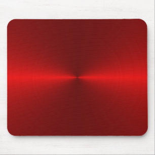 red brushed metal mouse pad