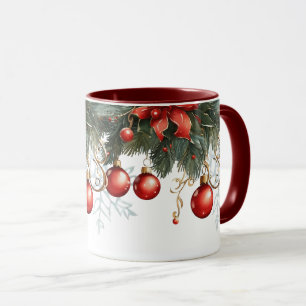 Red Bubble christmas Mug