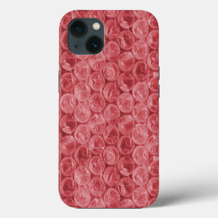 Red bubble wrap pattern Case-Mate iPhone case