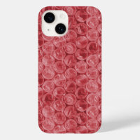 Red bubble wrap pattern