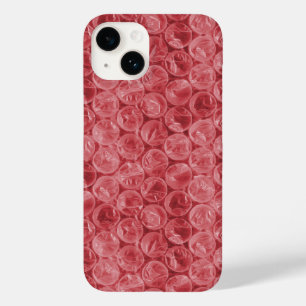 Red bubble wrap pattern Case-Mate iPhone 14 case