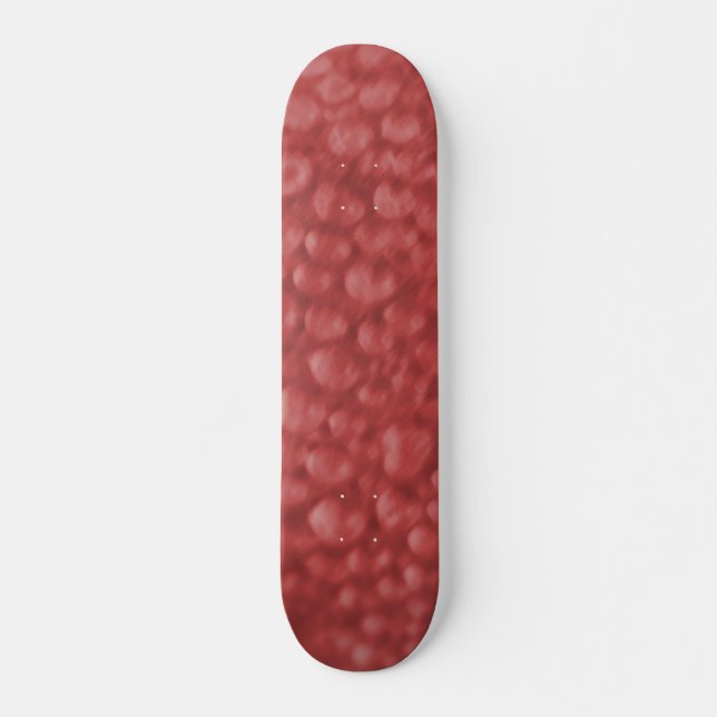 Red Bubbles Skateboard (Front)