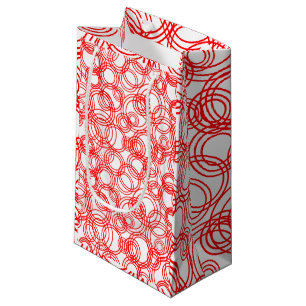 Red Bubbles Small Gift Bag