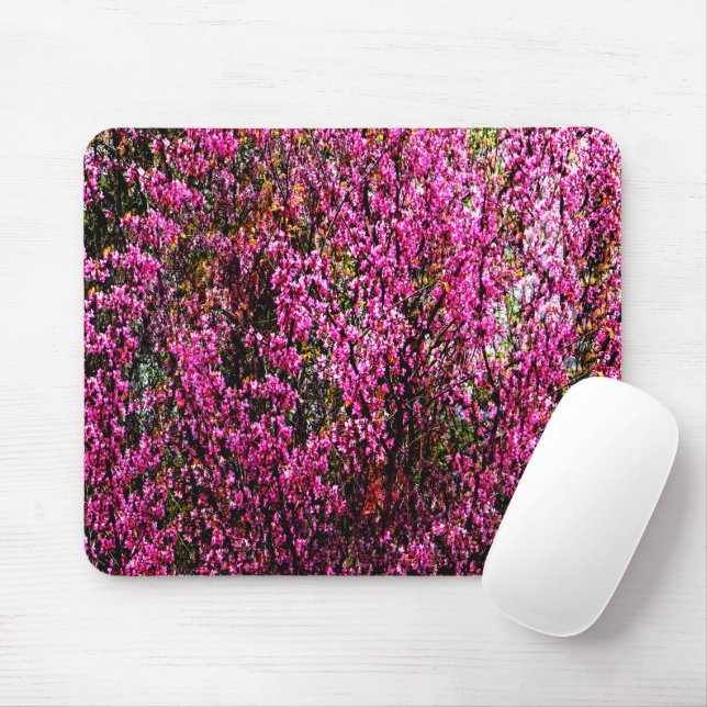 Red bud flowers....... mouse pad (With Mouse)