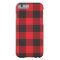 Red Buffalo Check iPhone 6 Case