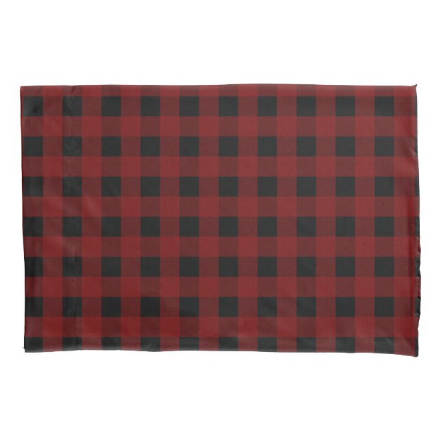 Red Buffalo Check Pillowcase (Front)