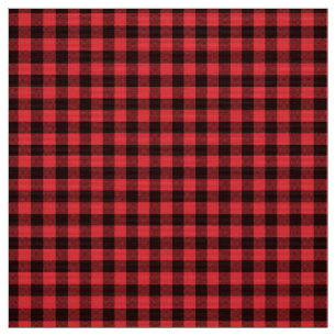 Red Buffalo Plaid Fabric