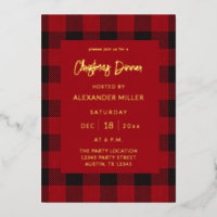 Red Buffalo Plaid Flannel Holiday Christmas