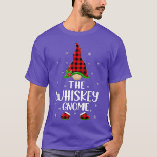 Red Buffalo Plaid Matching The Whiskey Gnome Chris T-Shirt