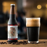 Red Buffalo Plaid & Personal Name And Photo Beer Bottle Label<br><div class="desc">Step into the world of timeless style with our Classic Red Buffalo Plaid personalised products on Zazzle! Whether you're looking to add a touch of rustic charm to your life or searching for the perfect gift, our collection has something for everyone. Discover the enduring charm of Red Buffalo Plaid and...</div>