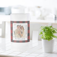 Red Buffalo Plaid & Personal Name And Photo