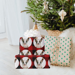 Red Buffalo Plaid & Photo Wrapping Paper