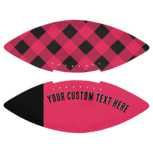 Red Buffalo Plaid Rustic Country Style Cool Football