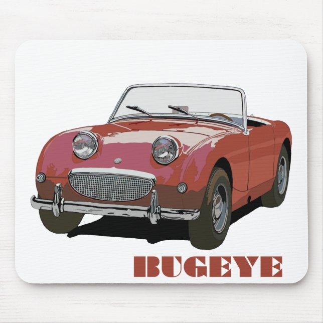 Red Bugeye Mouse Pad (Front)