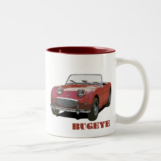 Red Bugeye Two-Tone Coffee Mug (Right)