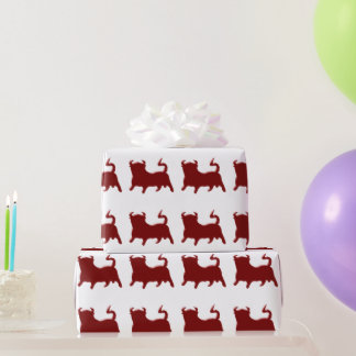 Red Bull Design Wrapping Paper