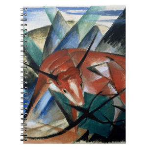 Red Bull (gouache on paper) Notebook