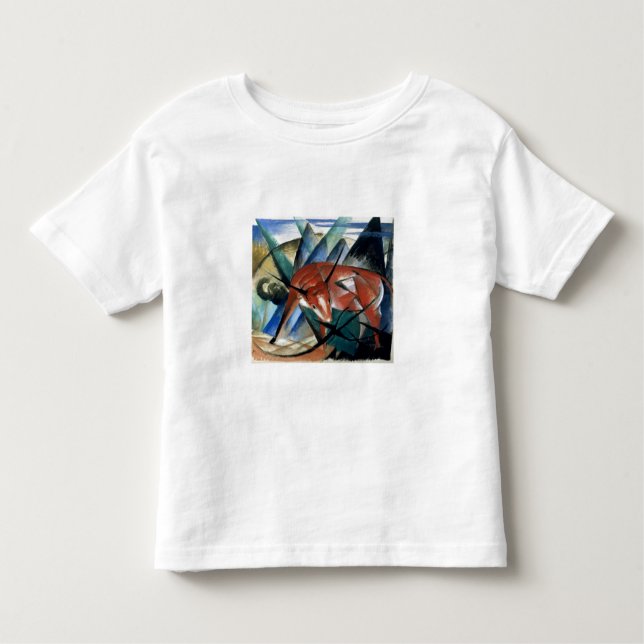 Red Bull (gouache on paper) Toddler T-Shirt (Front)