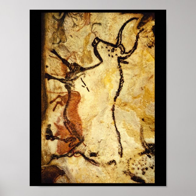 Red Bull', Lascaux, Dordogne_Art of Antiquity Poster (Front)