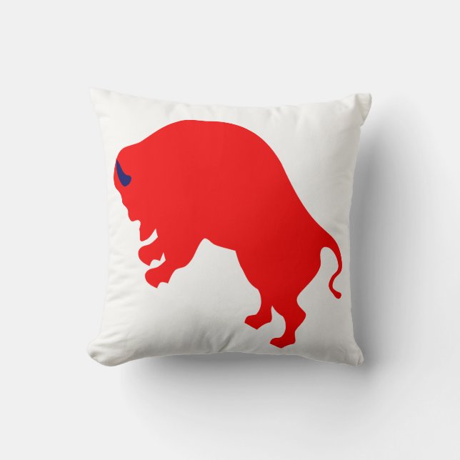 Red Bull Throw Pillow (Front)