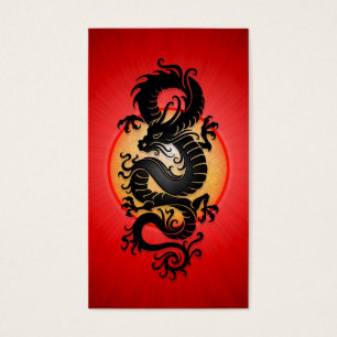 Red Burst Chinese Dragon
