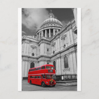 Red Bus and St Pauls Uni(multiple images selected) Postcard