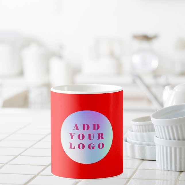 Red business logo coffee mug (Creator Uploaded)