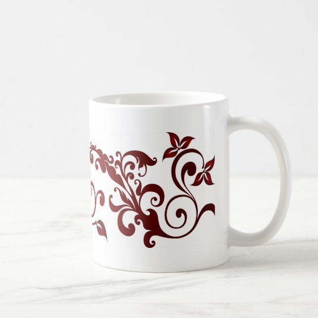 Red Butterfly Coffee Mug (Right)