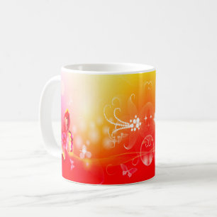 Red Butterfly Coffee Mug