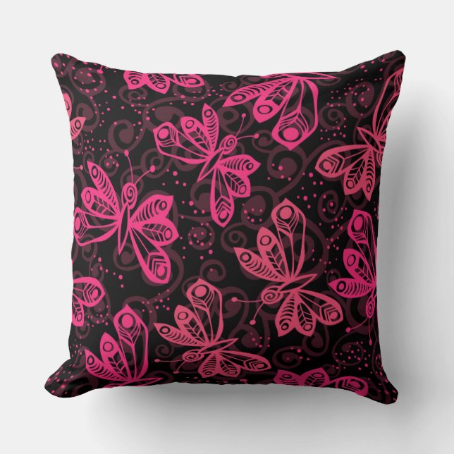 Red Butterfly Cushion (Front)