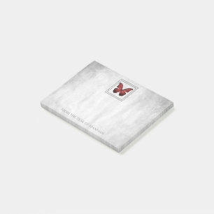 Red Butterfly Personalised Notes