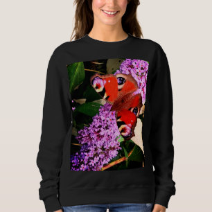 Red butterfly sweatshirt