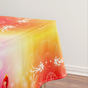 Red Butterfly Tablecloth