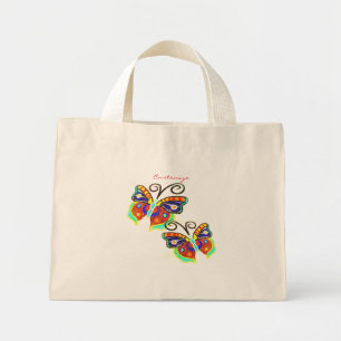 Red butterfly Thunder_Cove Mini Tote Bag